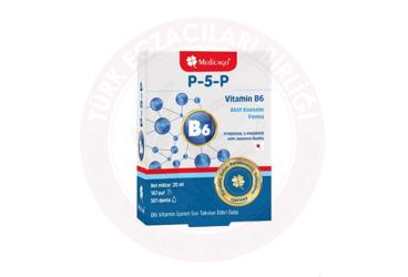 MEDICAGO P-5-P B6 VITAMINI ICEREN SIVI TAKVIYE EDICI GIDA 20 ml şişe
