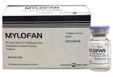 MYLOFAN 60MG/ 10ML İ.V. İNFÜZYON İÇİN KONSANTRE ÇÖZELTİİÇEREN FLAKON, 1 ADET