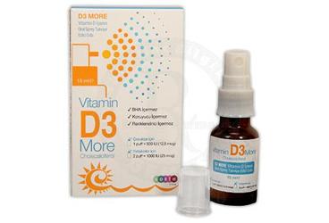 D MORE VITAMIN D3 ORAL SPREY 15 ml şişe