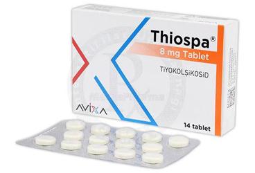 THİOSPA 8 MG TABLET, 14 ADET