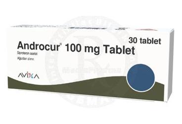 ANDROCUR 100 MG TABLET, 30 ADET