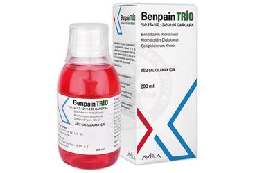 BENPAİN TRİO %0.15 + %0.12 + %0.05 GARGARA, 200 ML