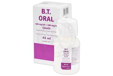 B.T. ORAL 480 MG/ML+180 MG/ML ÇÖZELTİ, 45 ML