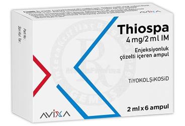 THİOSPA 4 MG/2 ML IM ENJEKSİYONLUK ÇÖZELTİ İÇEREN AMPUL, 6 ADET