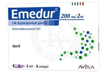 EMEDUR 200 MG/2 ML IM ENJEKSİYONLUK ÇÖZELTİ, 6 ADET