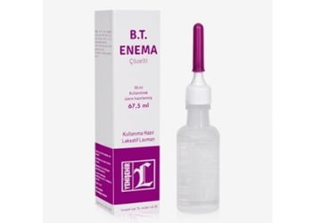B.T. ENEMA 59 MG/ML+161 MG/ML REKTAL ÇÖZELTİ, 67.5 ML