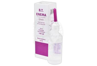 B.T. ENEMA 59 MG/ML+161 MG/ML REKTAL ÇÖZELTİ, 135 ML