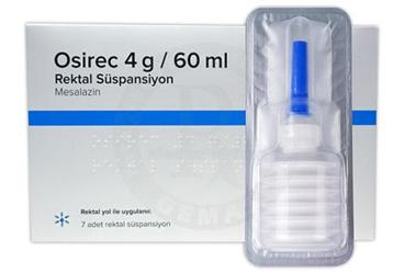 OSİREC 4 G/60 ML REKTAL SÜSPANSİYON, 7 ADET
