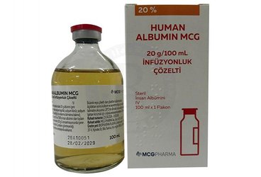Human Albumın MCG 20 g/100 ml İnfüzyonluk Çözelti (1 Adet)