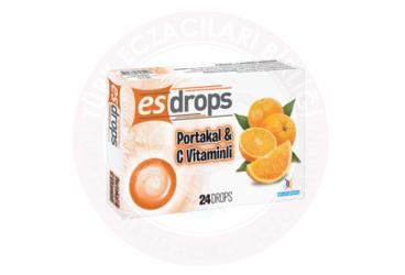 ESDROPS PORTAKAL & C VITAMINLI PASTIL 24 pastil