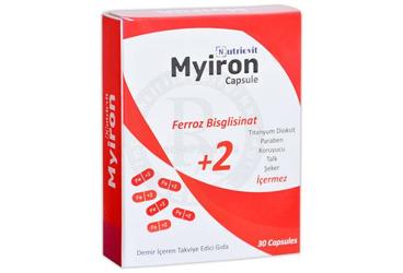 NUTRIOVIT MYIRON TAKVIYE EDICI GIDA KAPSUL 30 kapsül