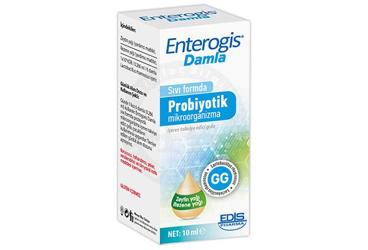 ENTEROGIS PROBIYOTIK MIKROORGANIZMA ICEREN TAKVIYE EDICI GIDA 10 ml şişe