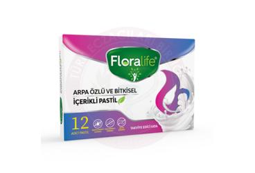 FLORA LIFE ARPA OZLU VE BITKISEL ICERIKLI PASTIL 12 pastil