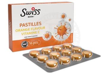 SWISS BORK PORTAKAL C VIT PASTIL 16 adet