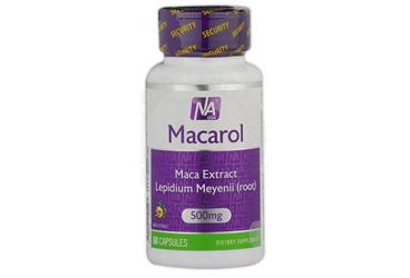 NATROL MACAROL MACA EXTRACT LEPIDIUM MEYENII (ROOT) ICEREN TAKVIYE EDICI GIDA 500 mg 60 kapsül