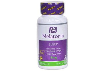 NATROL MELATONIN TIME RELEASE ICEREN TAKVIYE EDICI GIDA TABLET 3 mg 100 tablet