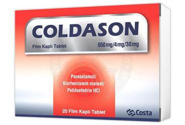 Coldason 650 mg/4 mg/30 mg Film Kaplı Tablet, 20 ADET
