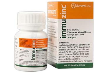 IMMUZINC KAPSUL 20 kapsül