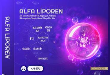 ALFA LIPOREN TAKVIYE EDICI GIDA KAPSUL 30 kapsül