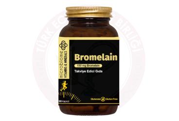 MICROBIOME BROMELAIN ICEREN TAKVIYE EDICI GIDA KAPSUL 150 mg 30 kapsül