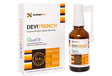 DEVITRENCH VITAMIN D3 SPREY TAKVIYE EDICI GIDA 40 ml şişe