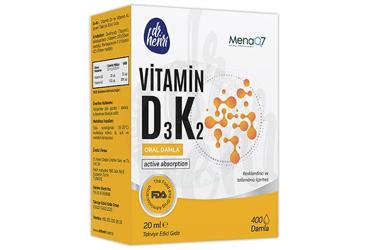 DR HENRI VITAMIN D3K2 TAKVIYE EDICI GIDA ORAL DAMLA 20 ml şişe