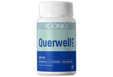 VOONKA QUERWELL-C KUERSETIN, BROMELAIN, CINKO, C VE D VITAMINI ICEREN TAKVIYE EDICI GIDA 60 tablet