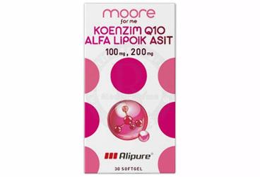 MOORE KOENZIM Q10 & ALFA LIPOIK ASIT TAKVIYE EDICI GIDA 30 kapsül
