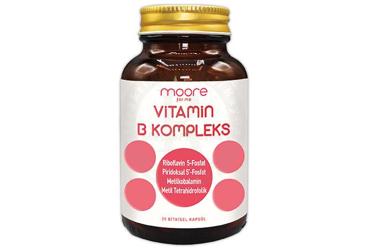 MOORE VITAMIN B KOMPLEX BITKISEL KAPSUL 30 kapsül