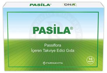 PASILA PASISIFLORA ICEREN TAKVIYE EDICI GIDA 10 kapsül