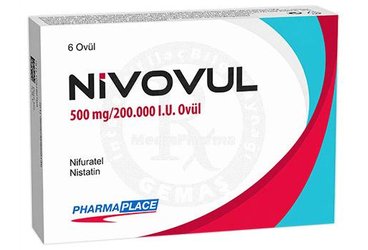 NİVOVUL 500 MG/200.000 I.U. OVÜL, 6 ADET