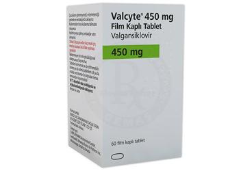 VALCYTE 450 MG FILM TABLET, 60 ADET