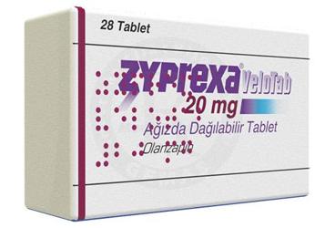 ZYPREXA VELOTAB 20 MG AGIZDA DAGILABILIR TABLET,28 ADET