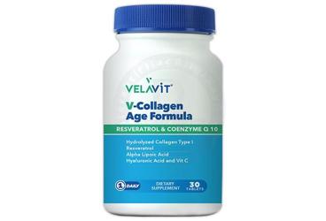 VELAVIT V-COLLAGEN AGE FORMULA TAKVIYE EDICI GIDA 30 tablet