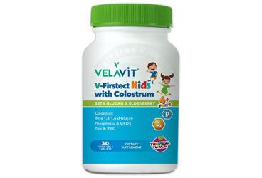 VELAVIT V-FIRSTECT KIDS WITK COLOSTRUM TAKVIYE EDICI GIDA 30 tablet