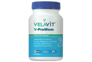 VELAVIT V-PREMOM TAKVIYE EDICI GIDA TABLET 30 tablet