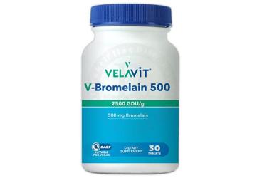 VELAVIT V-BROMELAIN 500 TAKVIYE EDICI GIDA 30 tablet