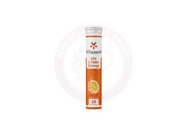 VITASENT EFF C1000 ORANGE PORTAKAL AROMALI EFERVESAN TABLET 20 tablet