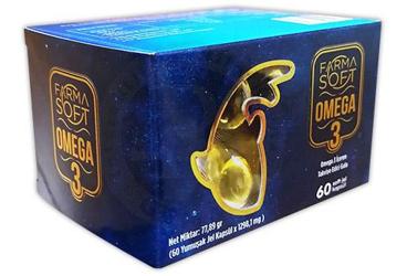 FARMASOFT OMEGA 3 ICEREN KAPSUL TAKVIYE EDICI GIDA 60 kapsül