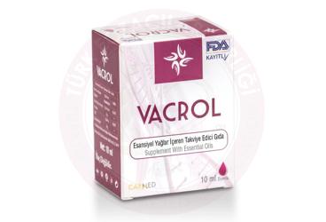 VACROL DAMLA ESANSIYEL YAGLAR ICEREN TAKVIYE EDICI GIDA 10 ml şişe