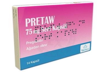 PRETAW 75 MG SERT KAPSÜL , 14 ADET