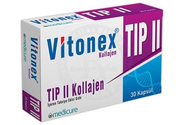 VITONEX TIP II KOLLAJEN ICEREN TAKVIYE EDICI GIDA 30 kapsül