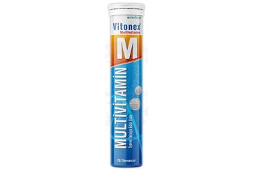 VITONEX MULTIVITAMIN ICEREN TAKVIYE EDICI GIDA 20 tablet