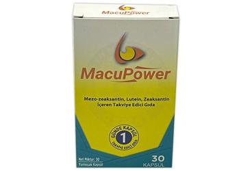 MACUPOWER TAKVIYE EDICI GIDA KAPSUL 30 kapsül