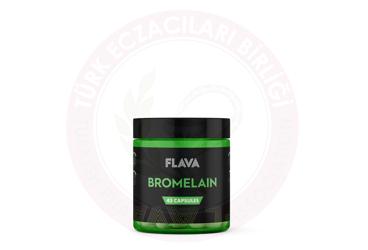 FLAVA BROMELAIN ICEREN TAKVIYE EDICI GIDA 570 mg 45 kapsül
