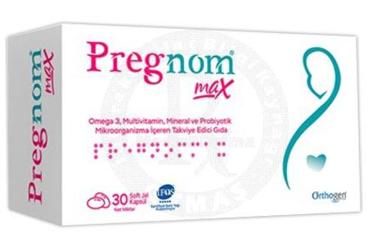 PREGNOM MAX TAKVIYE EDICI GIDA 30 kapsül