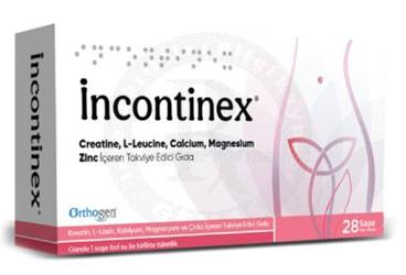 INCONTINEX CREATINE, L-LEUCINE, CALCIUM, MAGNESIUM ZINC ICEREN TAKVIYE EDICI GIDA SASE 28 saşe