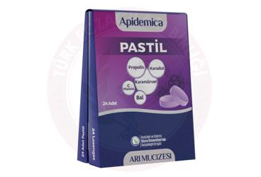 APIDEMICA KARADUT, KARAMURVER, PROPOLIS, BAL, C VITAMINI ICEREN PASTIL 24 adet