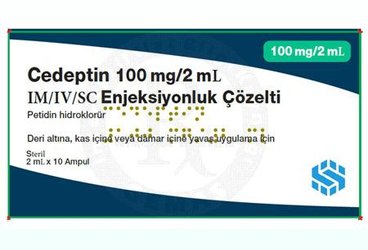 CEDEPTİN 100 MG/2 ML ENJEKSİYONLUK ÇÖZELTİ, 10 ADET