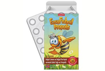 EASYFISHOIL PROPOLIS OMEGA 3 ICEREN CIGNENEBILIR JEL 30 adet
